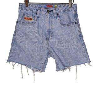 Empyre High Waist Relax Fit Skate Denim Shorts